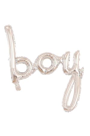 Boy Folyo Balon Gümüş