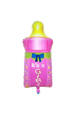 Biberon Folyo Balon Pembe