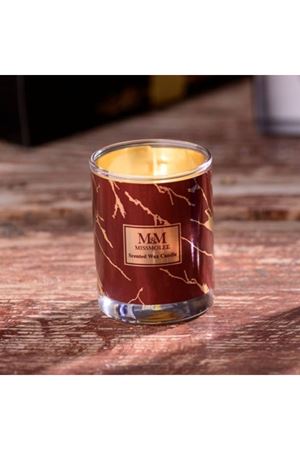 Mini Mermer Bardak Mum 3 Adet