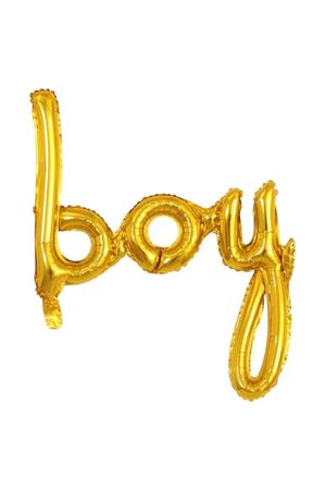 Boy Folyo Balon Gold