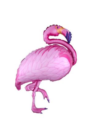 Flamingo Ayaklı Folyo Balon Pembe