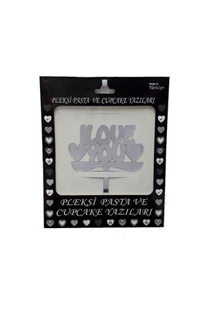 I Love You Pleksi Gümüş