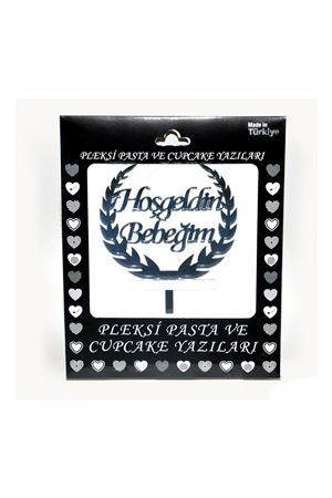 Hoşgeldin Bebeğim Pleksi Gümüş