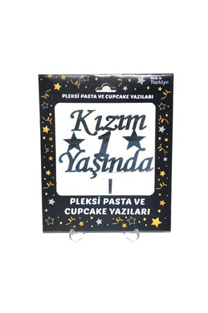 Kızım 1 Yaşında Pleksi Gümüş