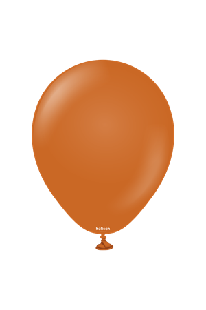 Retro Balon Yanık Turuncu 5"-100'lü