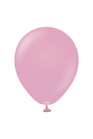 Retro Balon Toz Pembe 5"-100'lü