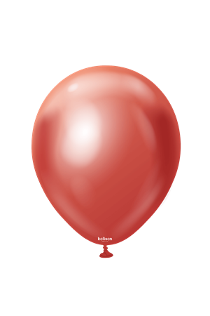 Krom Balon Kalisan 12" Kırmızı 50'li
