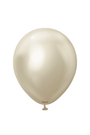 Krom Balon Kalisan 12" Beyaz 50'li