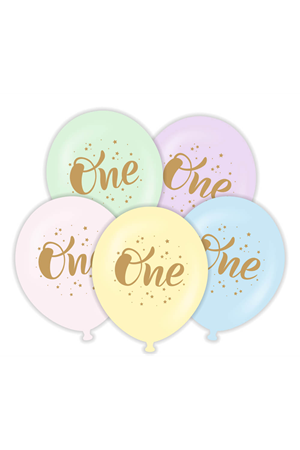 Makaron One Baskılı Balon Kalisan 12" 25'li