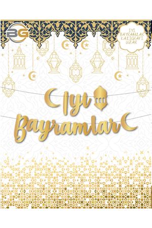Banner Kaligrafi İyi Bayramlar