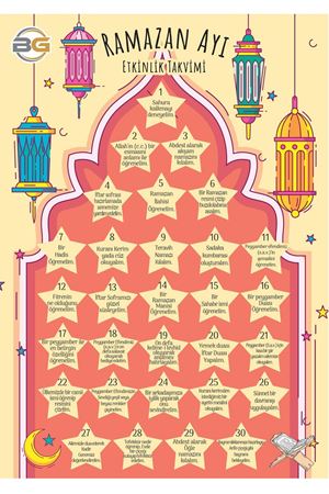 Ramazan Etkinlik Takvimi Pembe