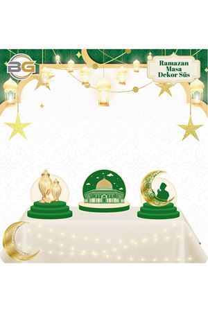 Masa Üstü Süs Ramazan Yeşil