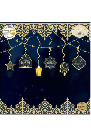 Tavan Süs Hoşgeldin Ramazan 6'lı