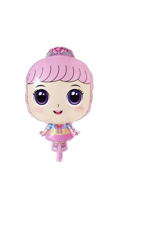 Kız Folyo Balon Pembe