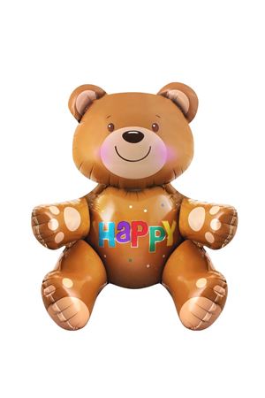 Oturan Ayı Folyo Balon