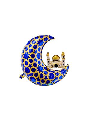 Ay Kubbe Folyo Balon Mavi