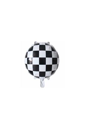 Damalı Yuvarlak Folyo Balon