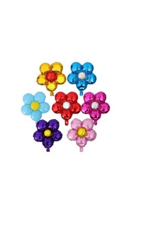 Papatya Folyo Balon Renkli Küçük