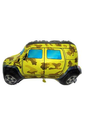 Sarı Jeep Folyo Balon
