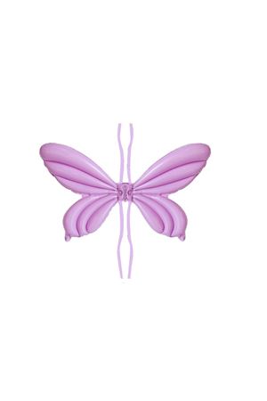 Melek Kanadı Folyo Balon Mor