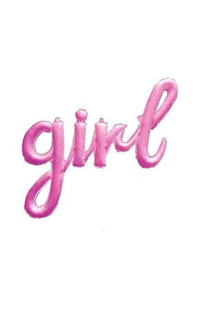 Girl Folyo Balon Pembe