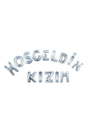 Hoşgeldin Kızım Folyo Balon Gümüş 40 cm