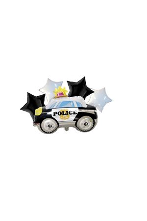 Police 5'li Set Folyo Balon