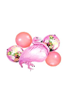 Flamingo Set Folyo Balon Pembe