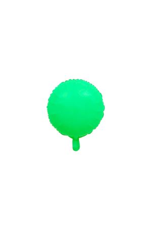 Yuvarlak 18" Makaron Yeşil Folyo Balon