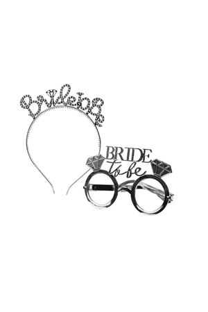 Taç Gözlük-269 Bride To Be Gümüş