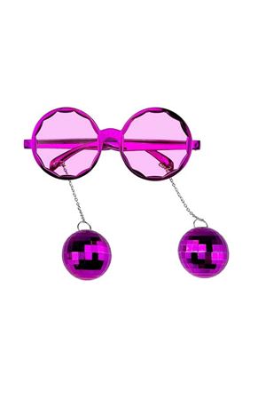 Gözlük-2456 Disko Topu Mor