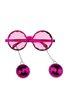 Gözlük-2456 Disko Topu Pembe