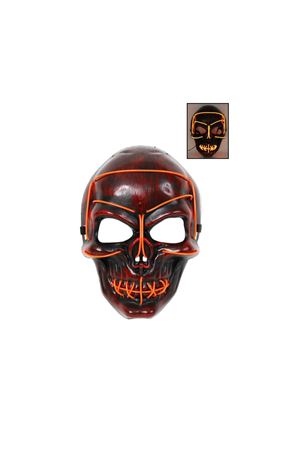 Işıklı Maske-Kanlı Kurukafa 22341 Turuncu