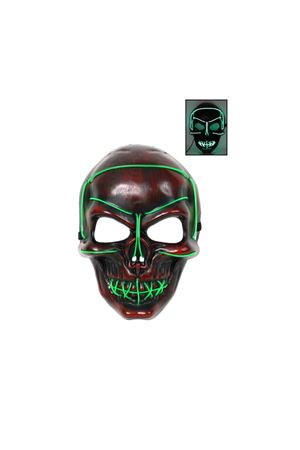 Işıklı Maske-Kanlı Kurukafa 22341 Yeşil