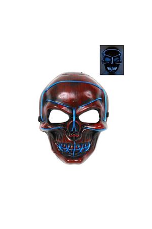 Işıklı Maske-22341 Kanlı Kurukafa Mavi
