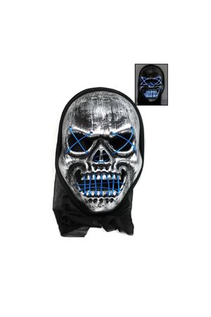 Işıklı Maske-22339 Astarlı Kurukafa Mavi