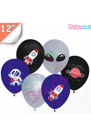 Kozmik Baskılı Balon 50'li