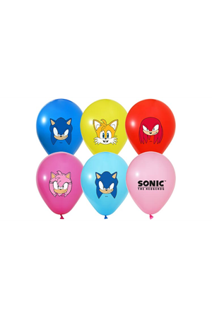 Sonic Baskılı Balon 100'lü