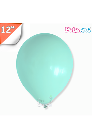 Balon Pastel Balonevi 12" Su Yeşili