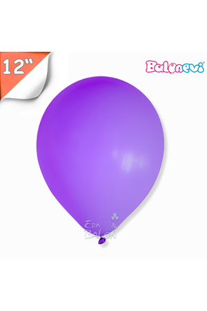 Balon Pastel Balonevi 12" Mor