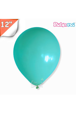 Balon Pastel Balonevi 12" Turkuaz