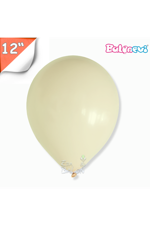 Balon Pastel Balonevi 12" Kum Beji