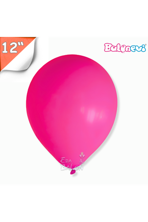 Balon Pastel Balonevi 12" Fuşya