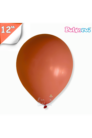 Balon Pastel Balonevi 12" Terracotta