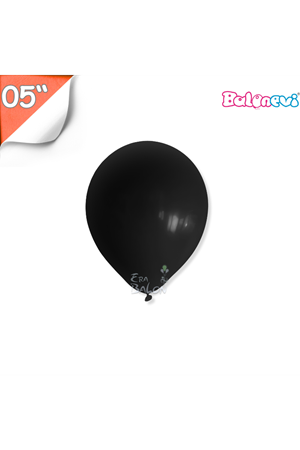 Balon Pastel Balonevi 5" Siyah