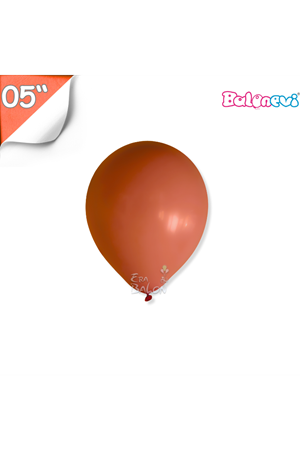 Balon Pastel Balonevi 5" Terracota