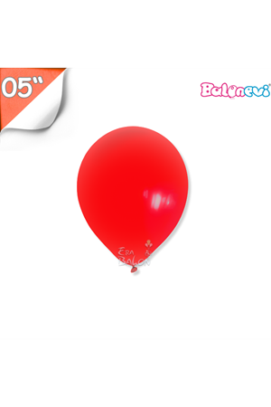 Balon Pastel Balonevi 5" Kırmızı