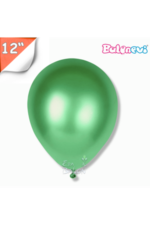 Balon Metalik Balonevi 12" Koyu Yeşil