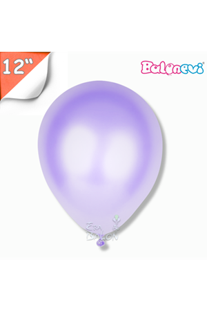 Balon Metalik Balonevi 12" Lila