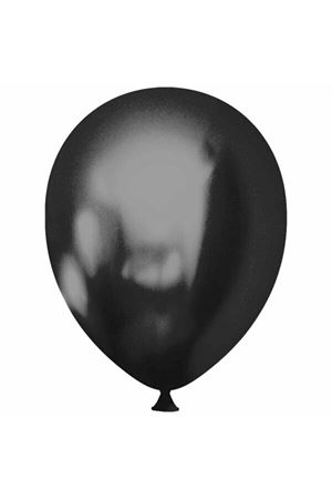 Balon Metalik Balonevi 12" Siyah